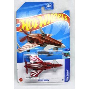 2021 Hot Wheels Mattel Poison Arrow Sky Show Die-Cast Collectible Jet Airplane